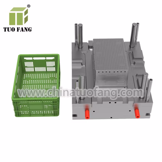 Cheaper Second Hand Plastic Injection Used Crate Molds, Turnover Box Molding, Folded Circulating Box Collapsible Revolving Case Molds